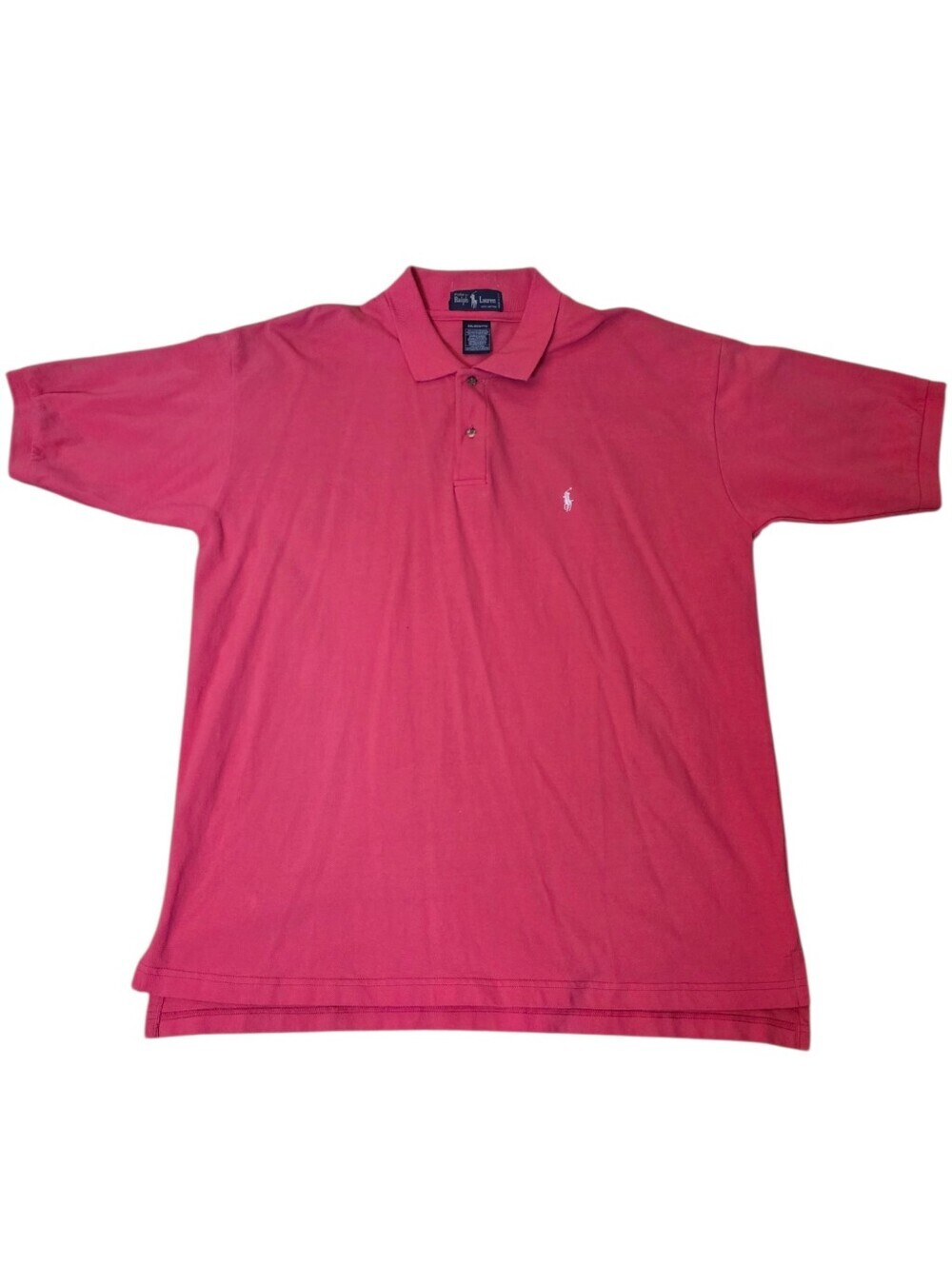 Polo by Ralph Lauren 100% Cotton Made In USA Watetmelon Pink Size XXL